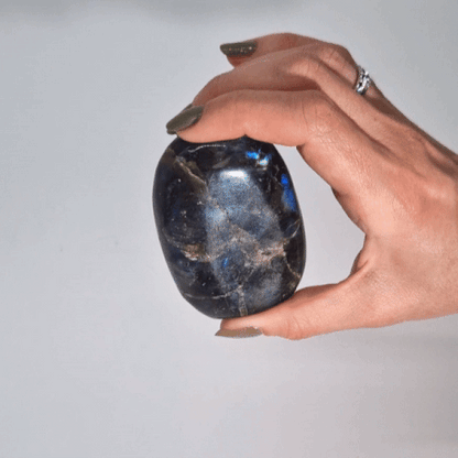 Labradorite Tombstone – 50–70mm | Polished Stone Display Piece