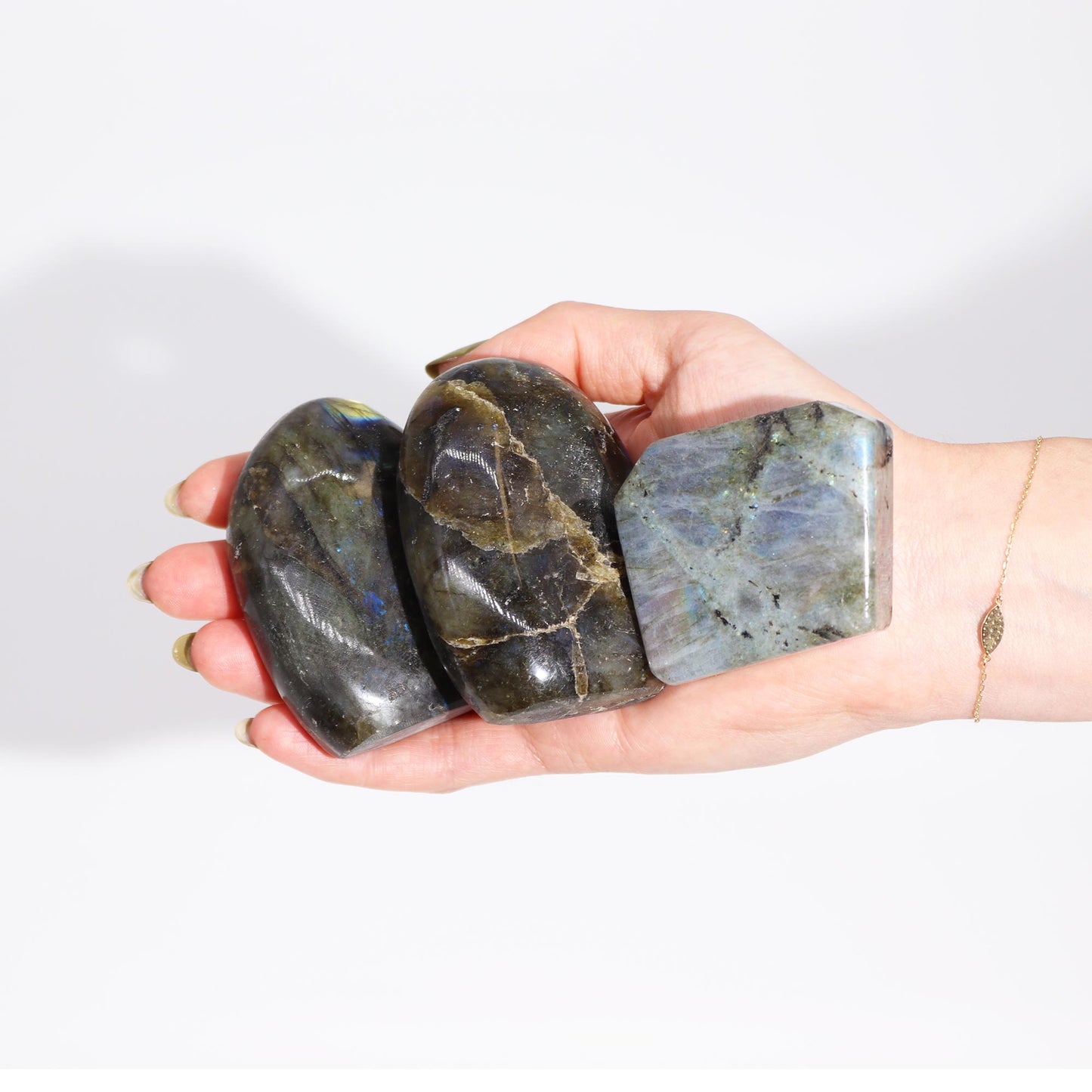 Labradorite Tombstone – 50–70mm | Polished Stone Display Piece