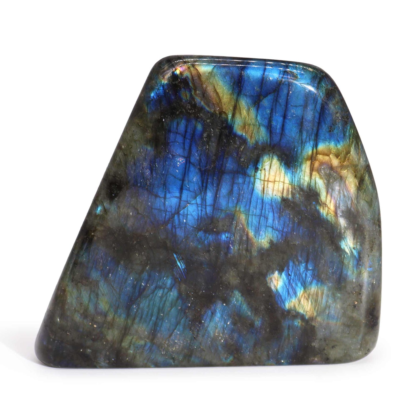 Labradorite Statement Stone – Extra Large | Polished Mineral Display Piece