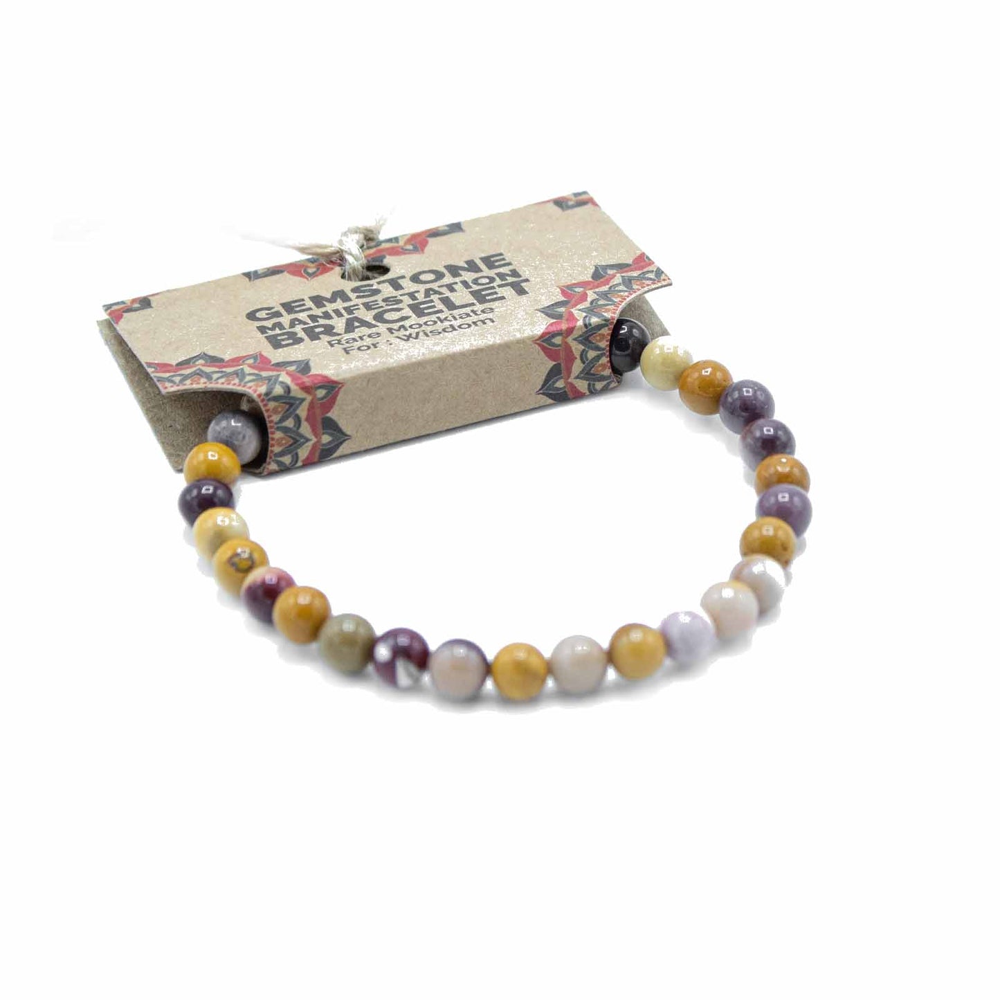 Manifestation Gemstone Bracelet – Rare Mookaite | Wisdom