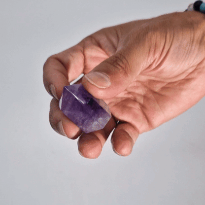 Carved Amethyst Point – Small | Cut & Shaped Crystal