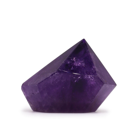 Carved Amethyst Point – Medium | Cut & Shaped Crystal