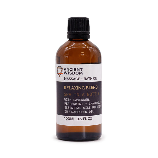 Relaxing Blend Massage & Bath Oil – 100ml | Lavender, Peppermint & Chamomile