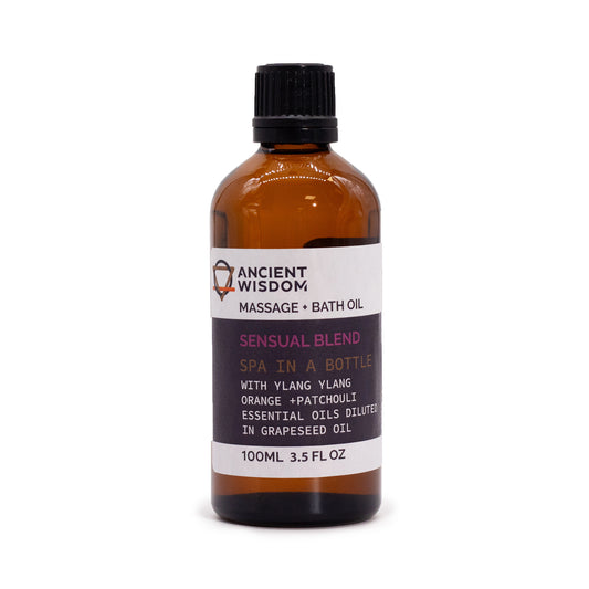Sensual Massage & Bath Oil – 100ml | Ylang Ylang, Orange & Patchouli