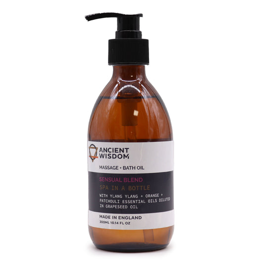 Sensual Massage & Bath Oil – 300ml | Ylang Ylang, Orange & Patchouli