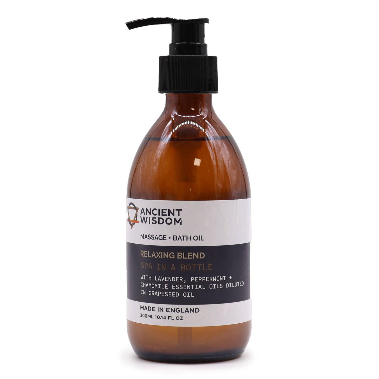 Relaxing Blend Massage & Bath Oil – 300ml | Lavender, Peppermint & Chamomile