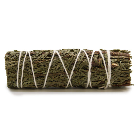 Cedar Smudge Stick – 11cm | Grounding & Protective Cleansing Herb