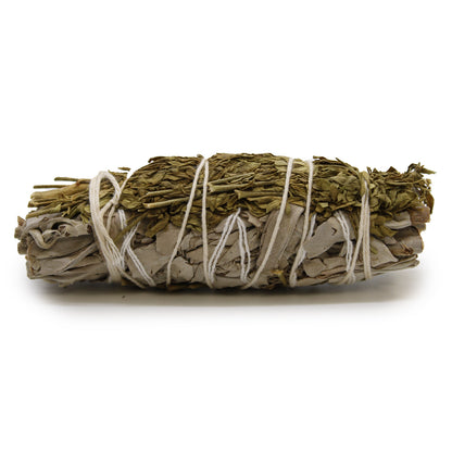 White Sage & Ruda Smudge Stick – 10cm | Protective & Ancestral Purification