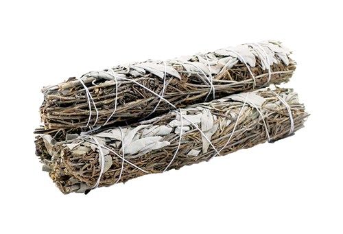 White Sage & Lavender Smudge Stick – 22cm | Calming & Cleansing Ritual Tool