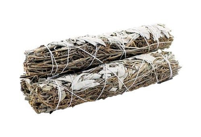 White Sage & Lavender Smudge Stick – 22cm | Calming & Cleansing Ritual Tool
