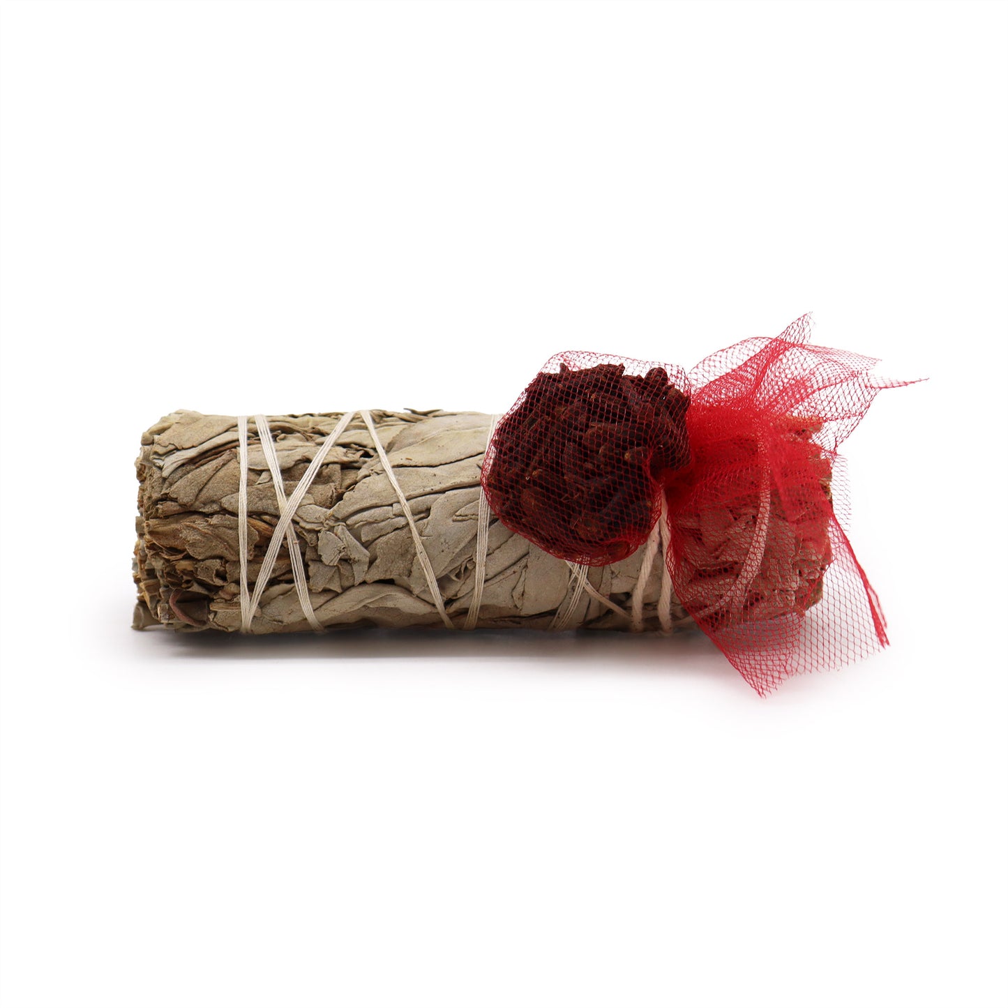 White Sage & Clove Smudge Stick – 10cm | Cleansing & Grounding Ritual Blend