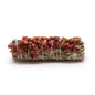 White Sage & Pirul Seed Smudge Stick – 10cm | Grounding & Protective Aromatic Blend