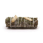 White Sage, Cedar & Ginger Smudge Stick – 10cm | Invigorating & Purifying Blend