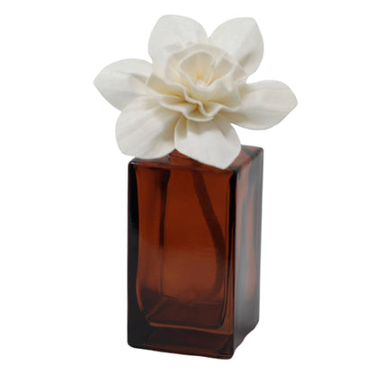 Large Lily Diffuser Flower on String – Set of 12 | Natural Sola Wood & Cotton