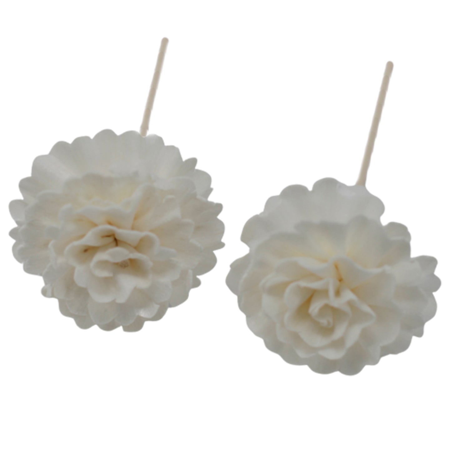 Carnation Diffuser Flower on Reed – Set of 12 | Natural Sola Wood & Bamboo
