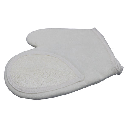 Natural Loofah Body Scrub – Glove | Gentle Exfoliating Bath Glove