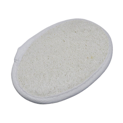 Natural Loofah Body Scrub – Oval with Strap | Handheld Exfoliator for Daily Skincare
