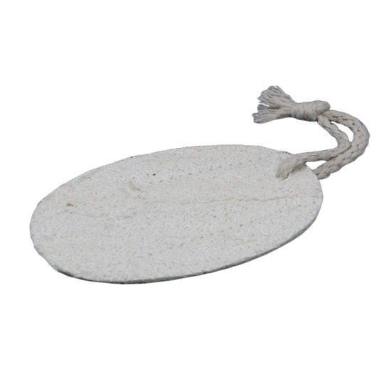 Natural Loofah Body Scrub – Oval with Rope | Palm-Sized Exfoliator for Shower & Bath