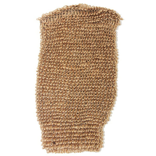 Natural Exfoliating Washing Mitt – Brown | Snug Jute Mix Body Scrub