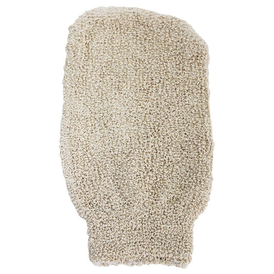 Natural Exfoliating Washing Mitt – Cream | Snug Jute Mix Body Scrub