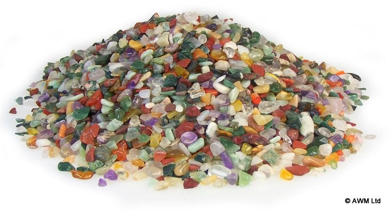 Mixed Gemstone Chips – 5kg | Extra Large Bulk Pack