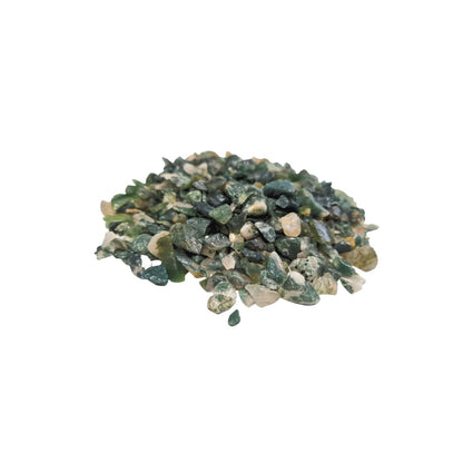 Moss Agate Gemstone Chips – 1kg | Bulk Pack
