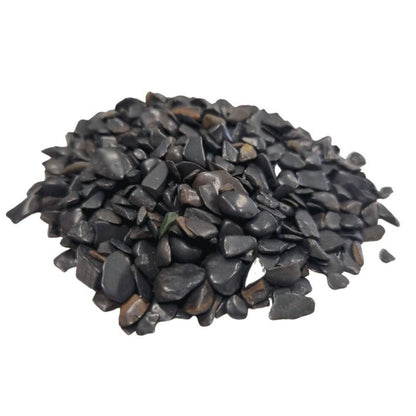 Black Tourmaline Gemstone Chips – 1kg | Bulk Pack