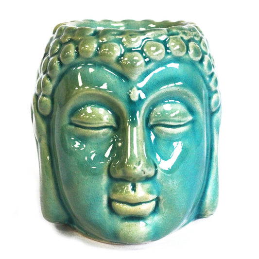 Buddha Ceramic Oil Burner – Blue | For Wax Melts & Fragrance Oils
