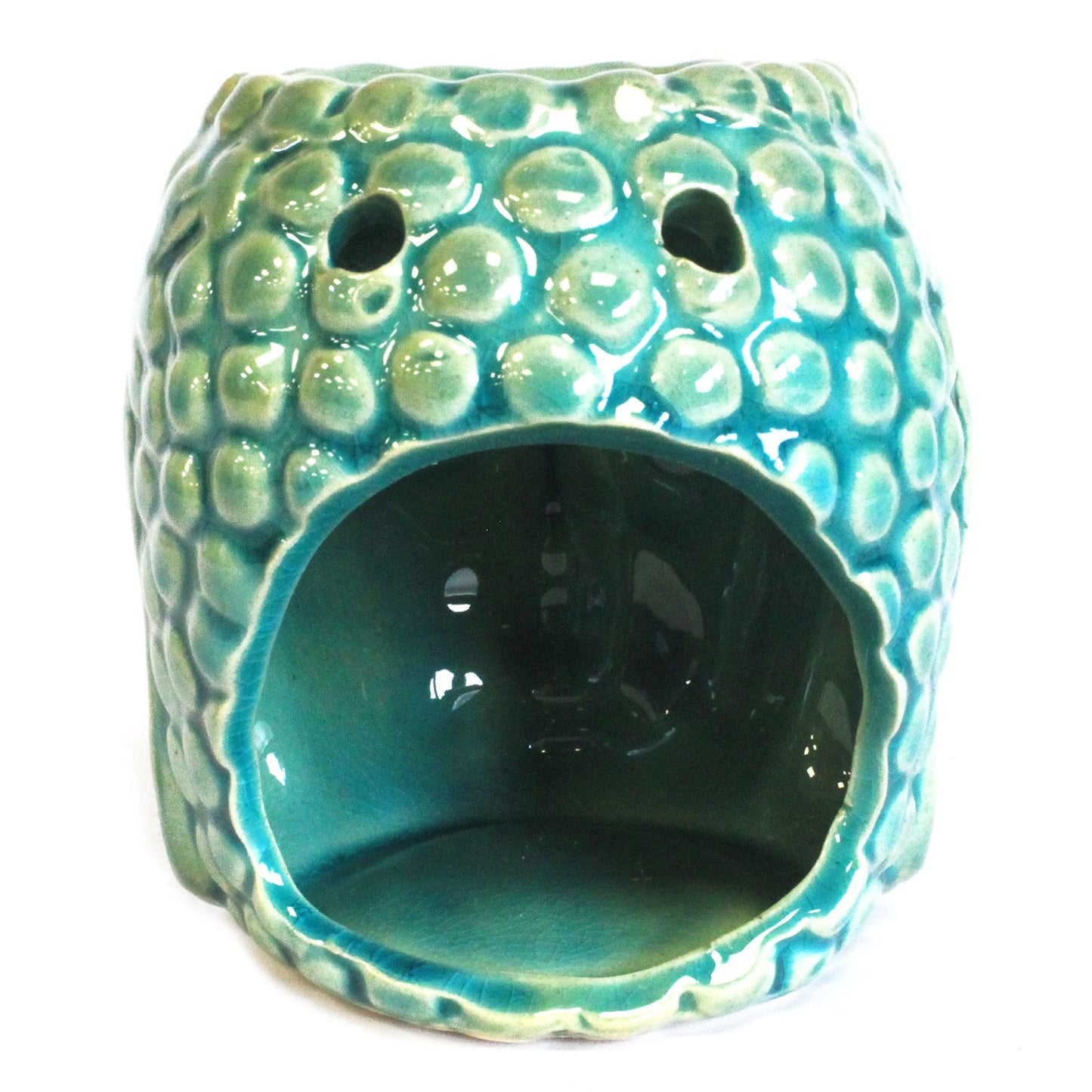 Buddha Ceramic Oil Burner – Blue | For Wax Melts & Fragrance Oils