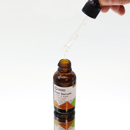Organic Castor & Argan Oil Hair Serum – Carrot Seed 30ml | Antioxidant-Rich Hair Revival