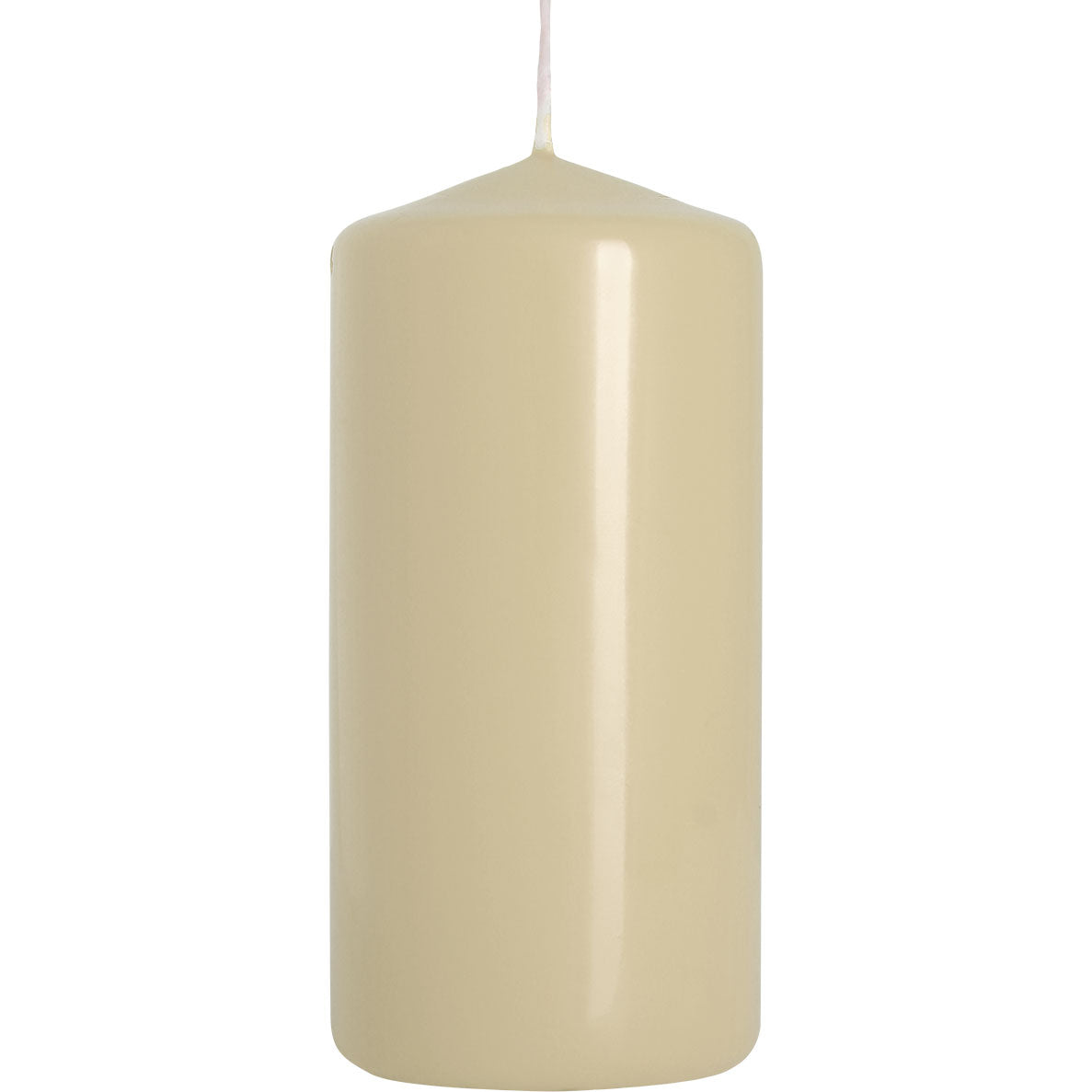 Ivory Pillar Candles – Individual (50x100mm) | 20 Hour Burn Time