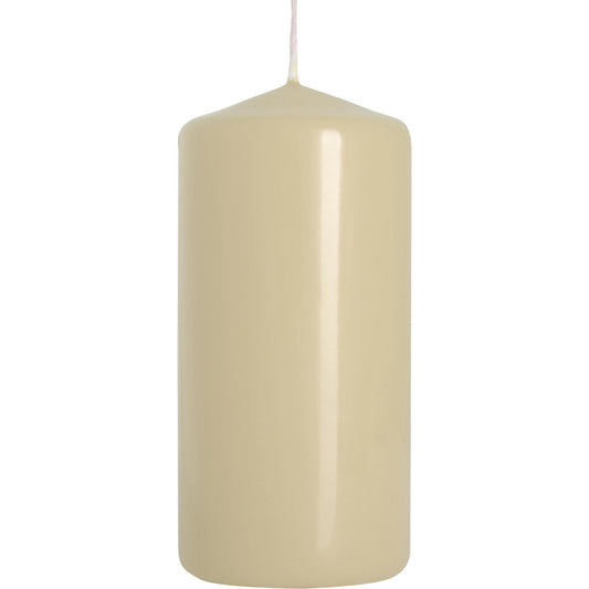 Ivory Pillar Candles – Individual (50x100mm) | 20 Hour Burn Time
