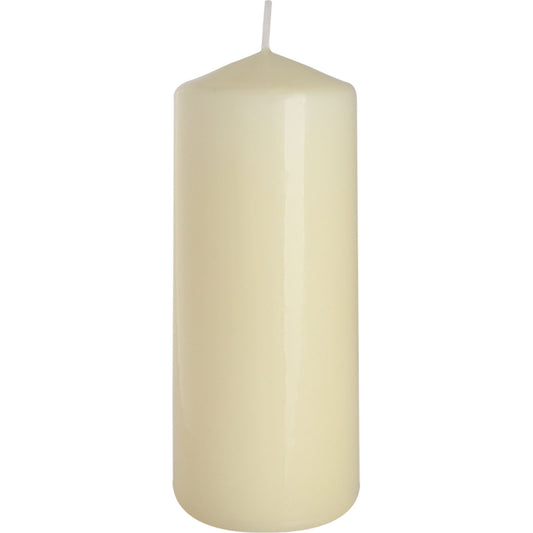 Ivory Pillar Candle – Individual (60x150mm) | 48 Hour Burn Time