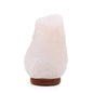 White Crystal Himalayan Salt Lamp – Medium | Natural Salt with Wooden Base