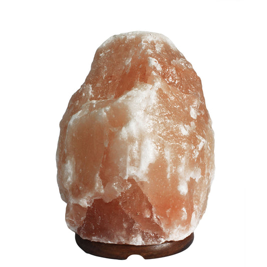 Pink Himalayan Salt Lamp – Large | Natural Salt with Wooden Base