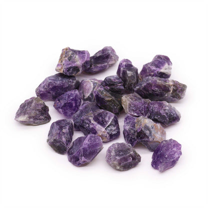 Amethyst Raw Crystals – 500g | Approx. 35 pieces