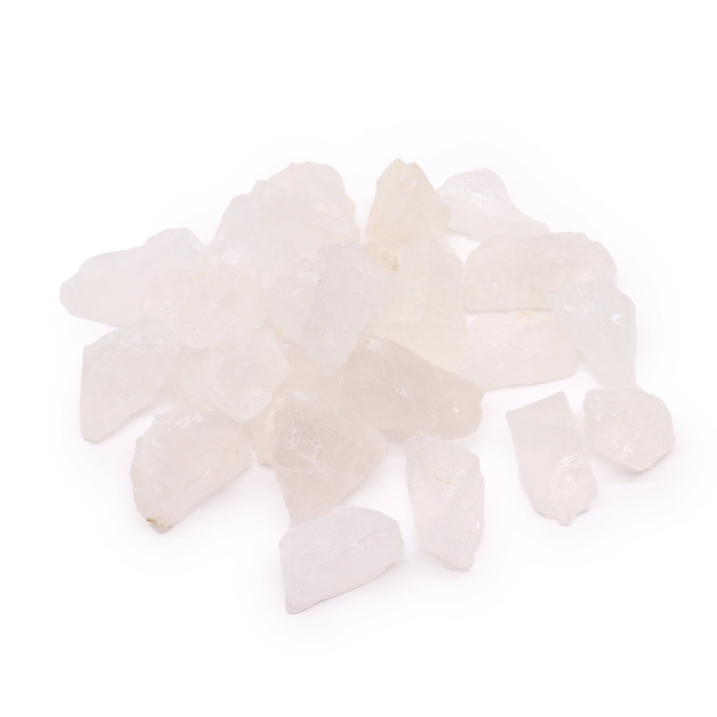 Clear Quartz Raw Crystals – 500g | Approx. 35 pieces