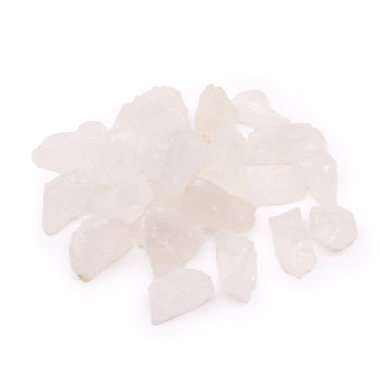 Clear Quartz Raw Crystals – 500g | Approx. 35 pieces