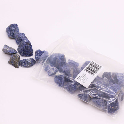 Sodalite Raw Crystals – 500g | Approx. 35 pieces