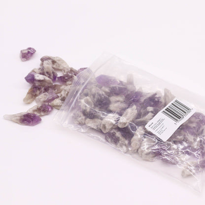 Amethyst Rough Points – 500g | Approx. 70 pieces