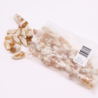 Citrine Rough Points – 500g | Approx. 70 pieces