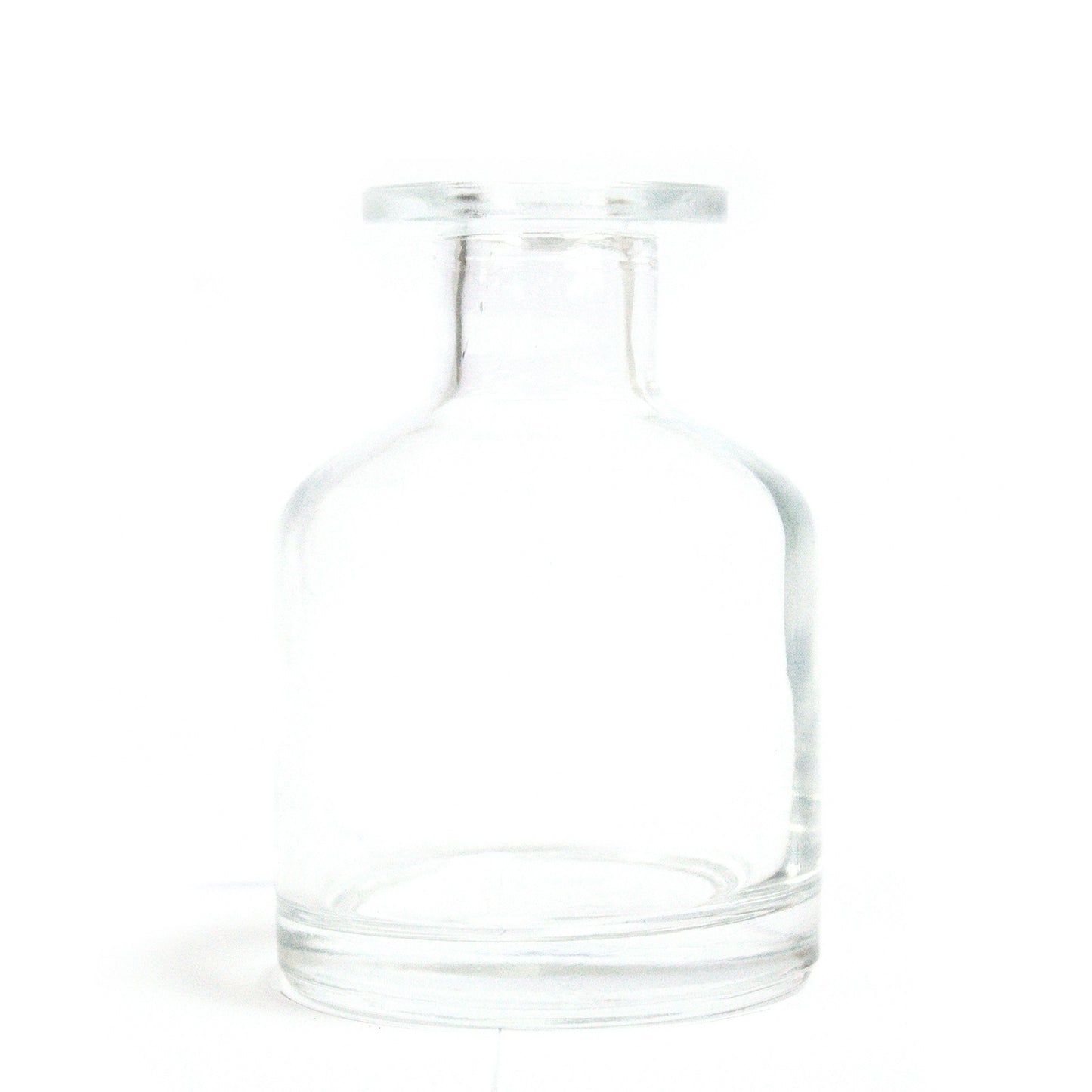 Round Alchemist Reed Diffuser Bottle – Clear Glass 140ml | No Cap Included
