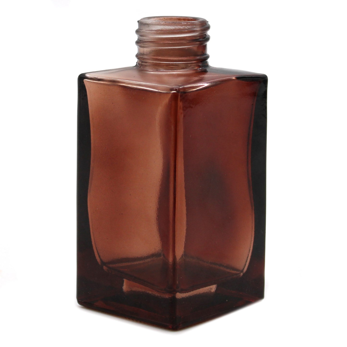 Square Long Reed Diffuser Bottle – Amber Glass 100ml | No Cap Included