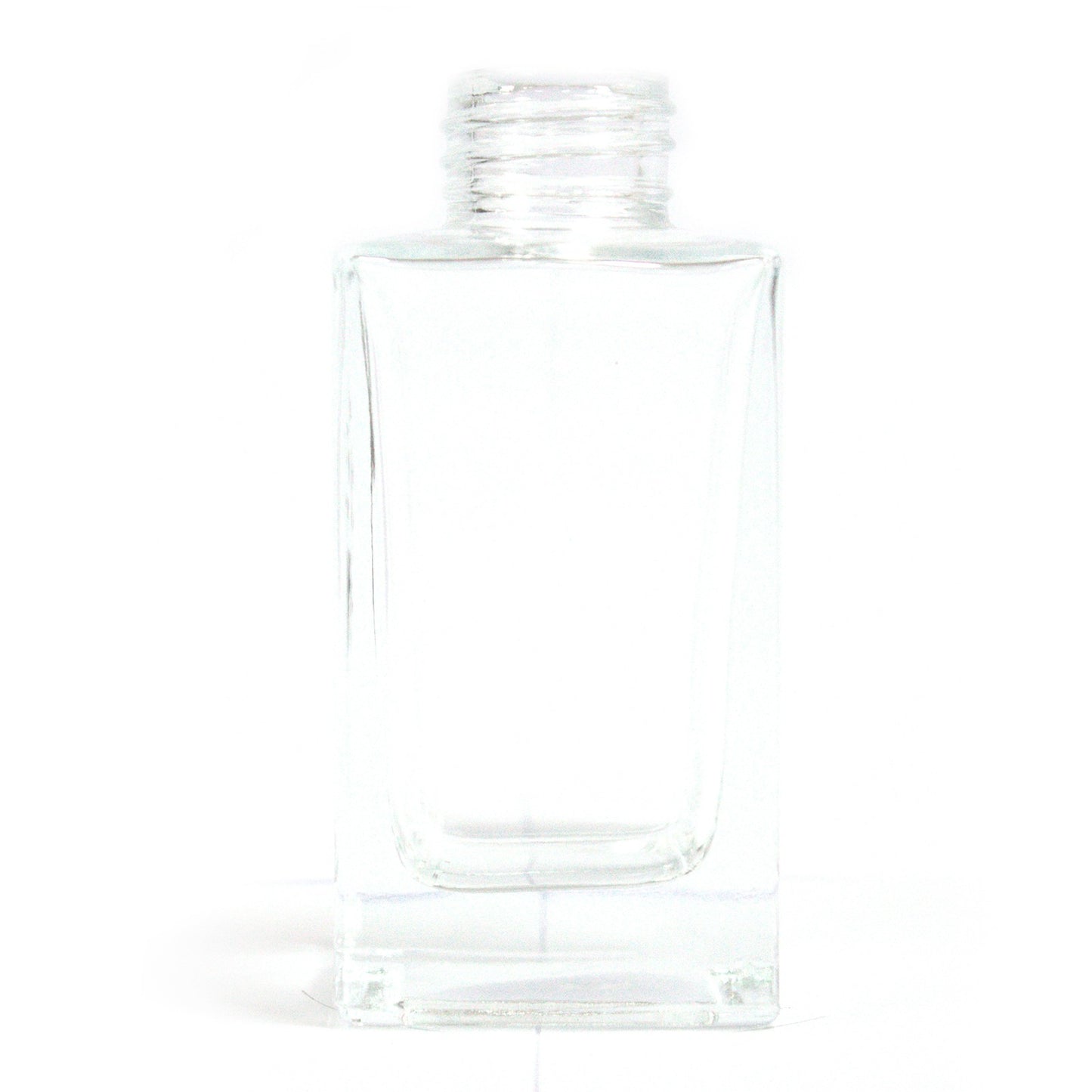 Square Long Reed Diffuser Bottle – Clear Glass 100ml | No Cap Included