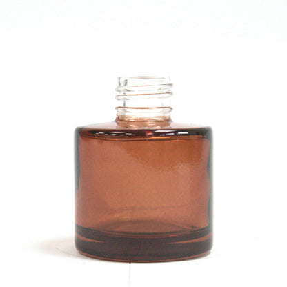 Round Reed Diffuser Bottle – Amber Glass 50ml | No Cap Included