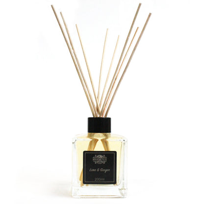 Lime & Ginger Essential Oil Reed Diffuser – 200ml | Fresh, Revitalising & Sharp