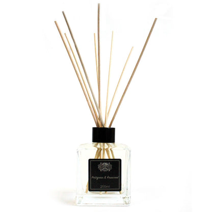 Petitgrain & Rosewood Essential Oil Reed Diffuser – 200ml | Woody, Green & Harmonising