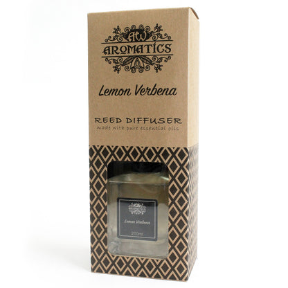 Lemon Verbena Essential Oil Reed Diffuser – 200ml | Clean, Lemony & Light