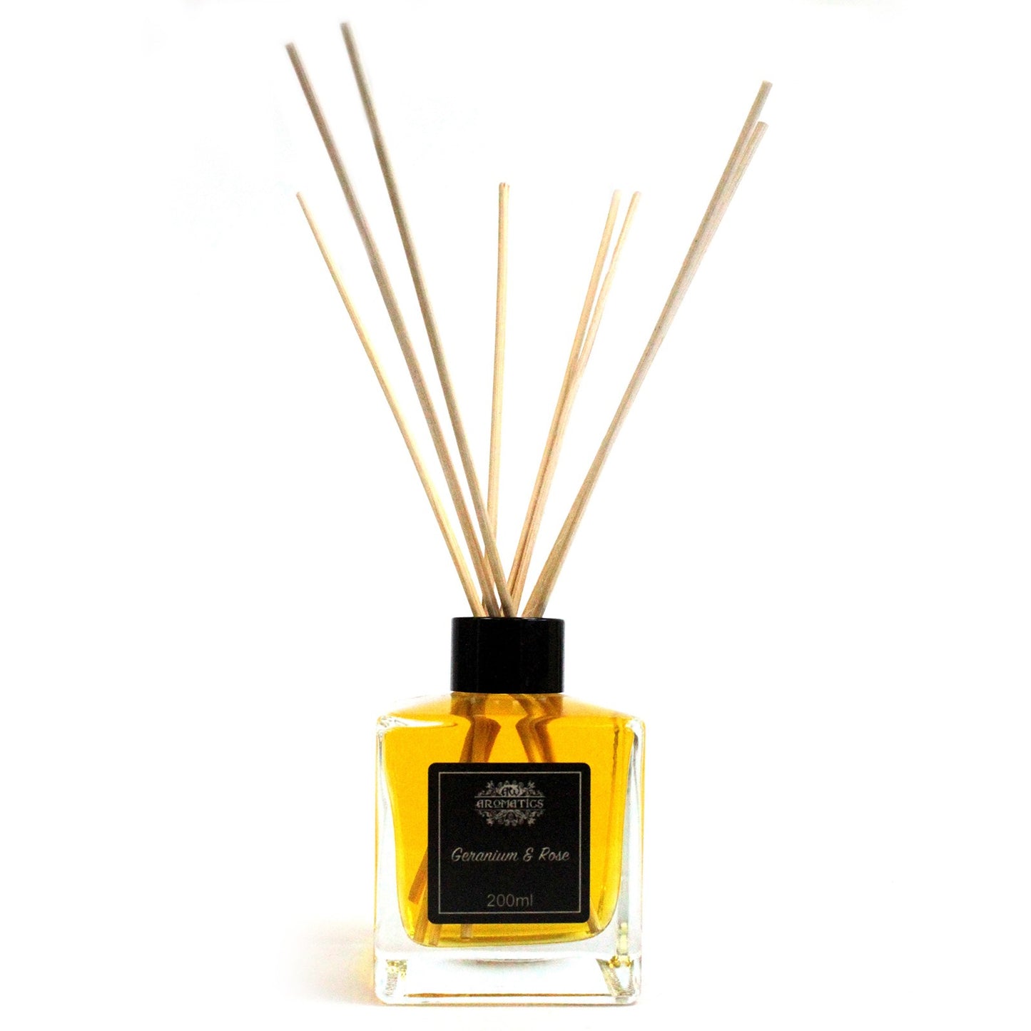 Geranium & Rose Essential Oil Reed Diffuser – 200ml | Floral, Restorative & Balancing