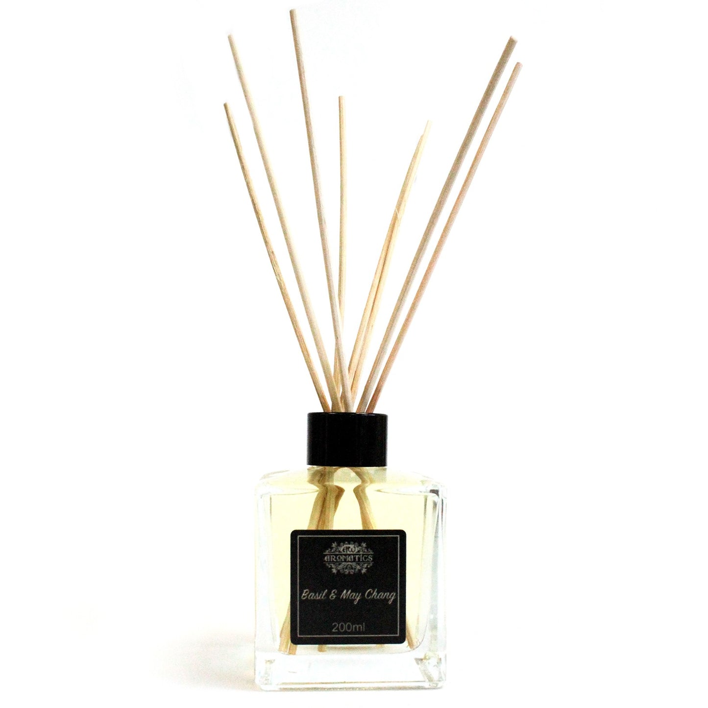Basil & May Chang Essential Oil Reed Diffuser – 200ml | Fresh, Bright & Stimulating